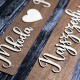Drewniane ślubne tablice rejestracyjne ze sklejki JELEN
