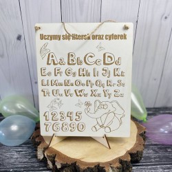 Tabliczka dla dziecka z alfabetem