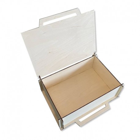 Drewniane pudełko decoupage 26x18